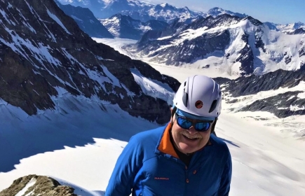 Der promovierte Neuropsychologe Martin Keller (Past President Rotary Club Bad Ragaz) ist passionierter Bergsteiger.