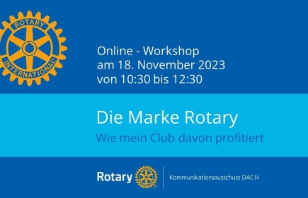 Lernen Sie im Online-Workshop, wie Sie die Marke Rotary, Rotaract und Interact stärken können.