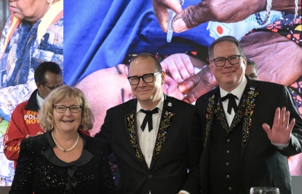 Musik und Engagement im Einklang: Andrea Weber Allenspach, Jouni Heinonen und John Manning beim Polio-Konzert im KKL