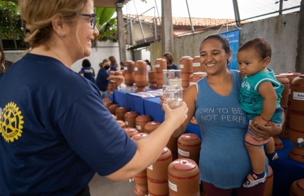 Rotary Clubs weltweit engagieren sich im Schwerpunktbereich Wasser und Hygiene Bild: Rotary International