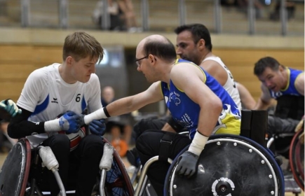 Die Blue-White Eagles bei einem Wettkampf Bild: zvg